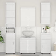 Set di mobili per il bagno TULUM 5 pcs Bianco Lucido