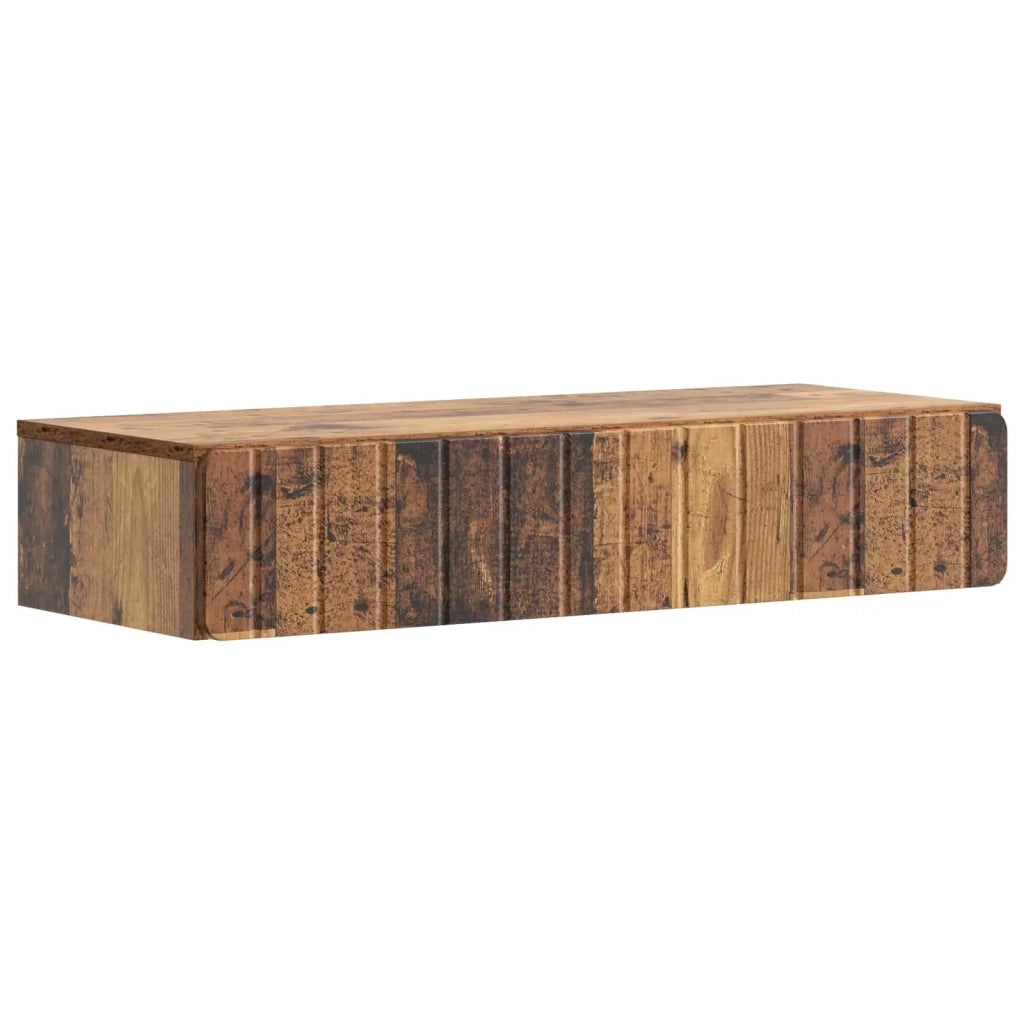 Tavolino da Parete Laterale Legno antico 87,5 x 34,5 x 17 cm 898333