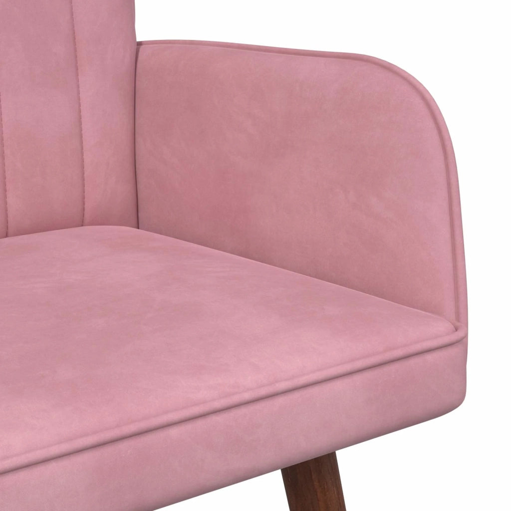 Sofa a Due Posti Rosa 115 x 61 x 87 cm Velluto