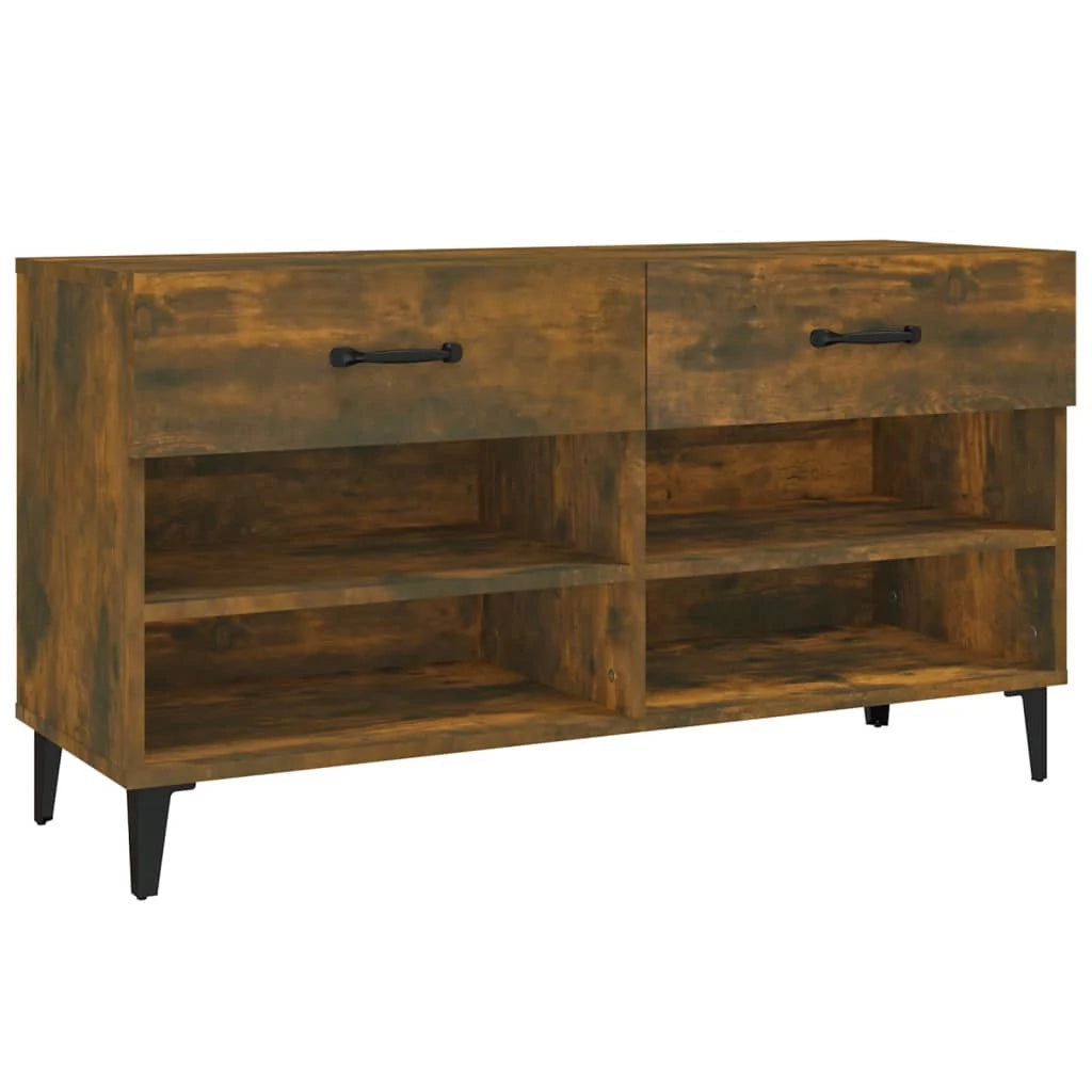 Scarpiera 102 x 35 x 55 cm in legno ingegnerizzato marrone 02_0043378