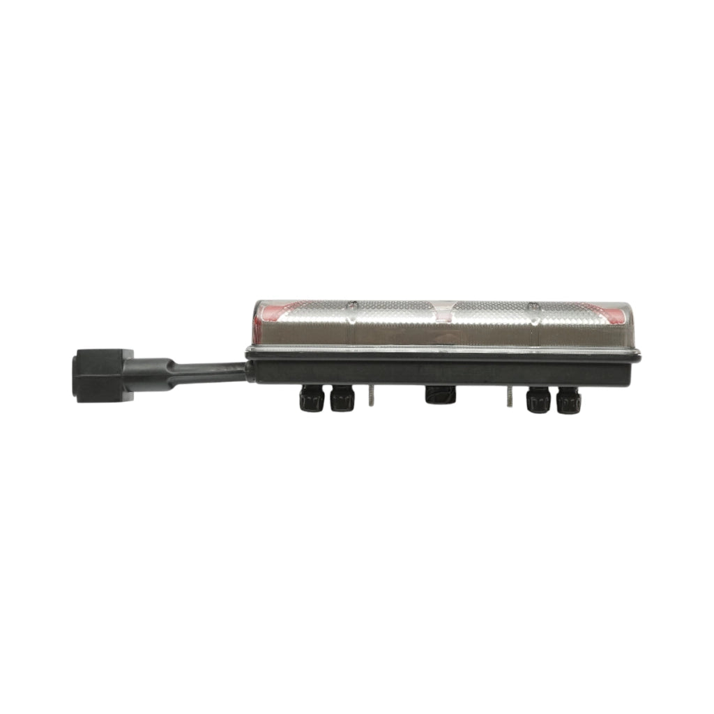 Luce freno posteriore destra LED rimorchio 24V, 7 pin ASS2.1+4x2 con luci di posizione, illuminazione targa, allarme retromarcia 400x153x88mm