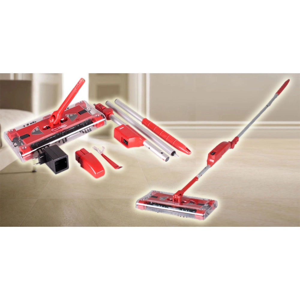 Trade Shop - Scopa Elettrica Rotante Aspirapolvere Manico Ruotante Swivel Sweeper Senza Fili -