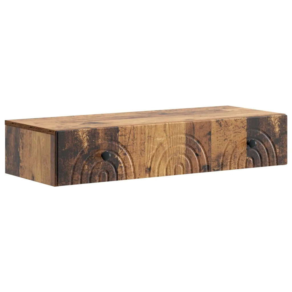 Tavolino da Parete Laterale Legno antico 87,5 x 34,5 x 17 cm 898163