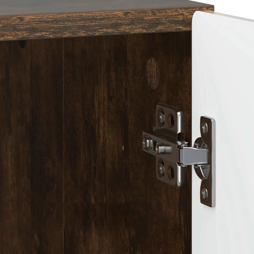 Armadio da Notte Rovere Fumo 43 x 34,5 x 47 cm 895725