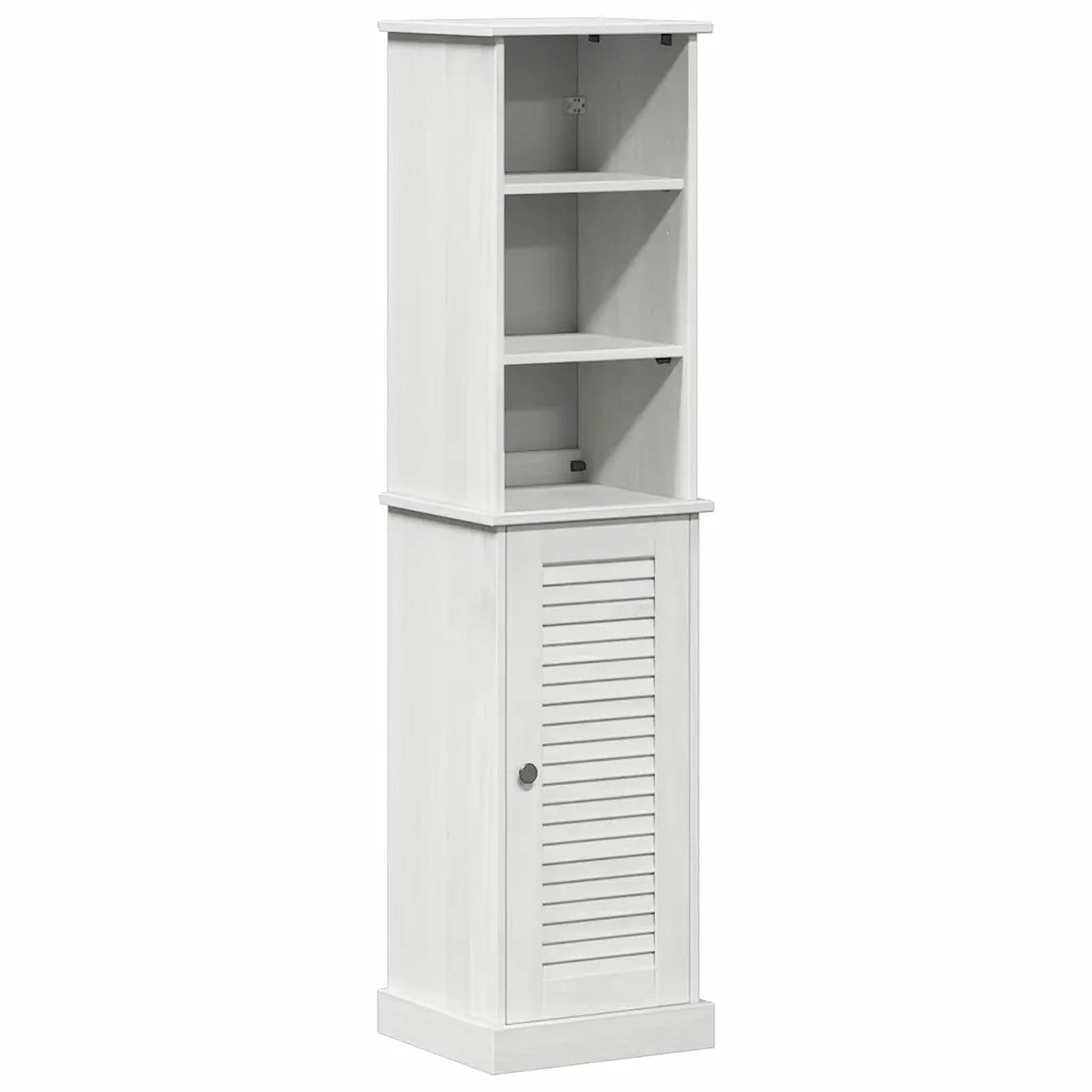 vidaXL Set di mobili per il bagno VIGO 2 pcs Marrone e bianco