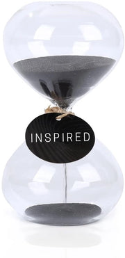 Orologio a Sabbia 60 Minuti - Vetro Borosilicato Artigianale - Orologio a Sabbia 30 Minuti - Decorazione per Casa/Studio - Senza Manutenzione - Ecologico - Orologio a Tempo
