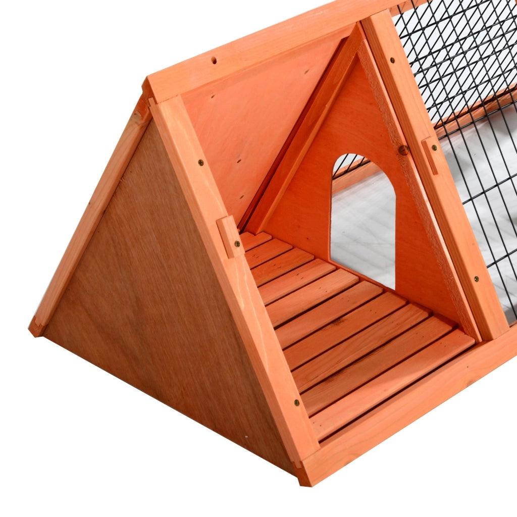 Gabbia per Conigli in Legno di Abete 118x50x45 cm