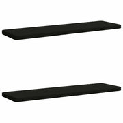 Cuscini per Panchina a 2 Pezzi VUGHT 2 pz 100% Poliestere Nero 952169