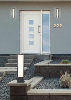 Applique da Esterno a Led in Alluminio Antracite