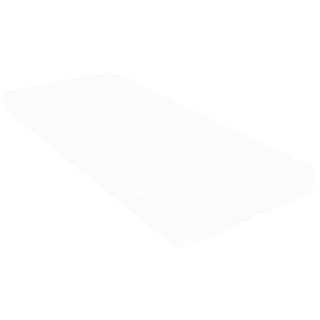 Divano Letto con Materasso 90x200 cm Bianco in Legno di Pino cod mxl 61929