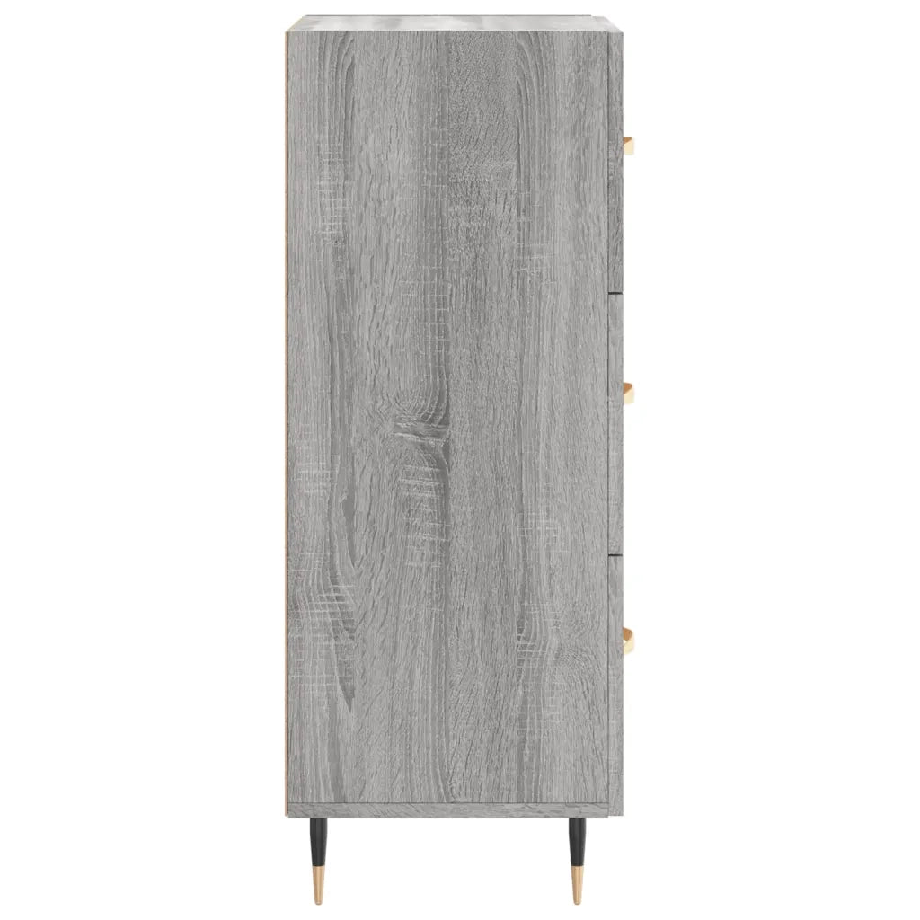 Credenza-Buffet-Armadio da cucina Grigio Sonoma 34,5x34x90 cm in Legno Multistrato 812269