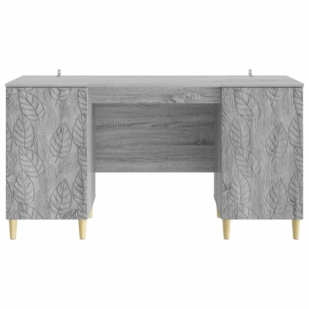 Scrivania Sonoma grigio 142,5 x 50 x 75 cm Legno ingegnerizzato 3414618
