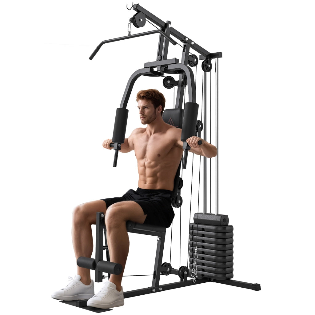 Stazione Fitness con Pesi ¨C Minimal ¨C 135x103x200cm Nero