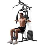 Stazione Fitness con Pesi ¨C Minimal ¨C 135x103x200cm Nero