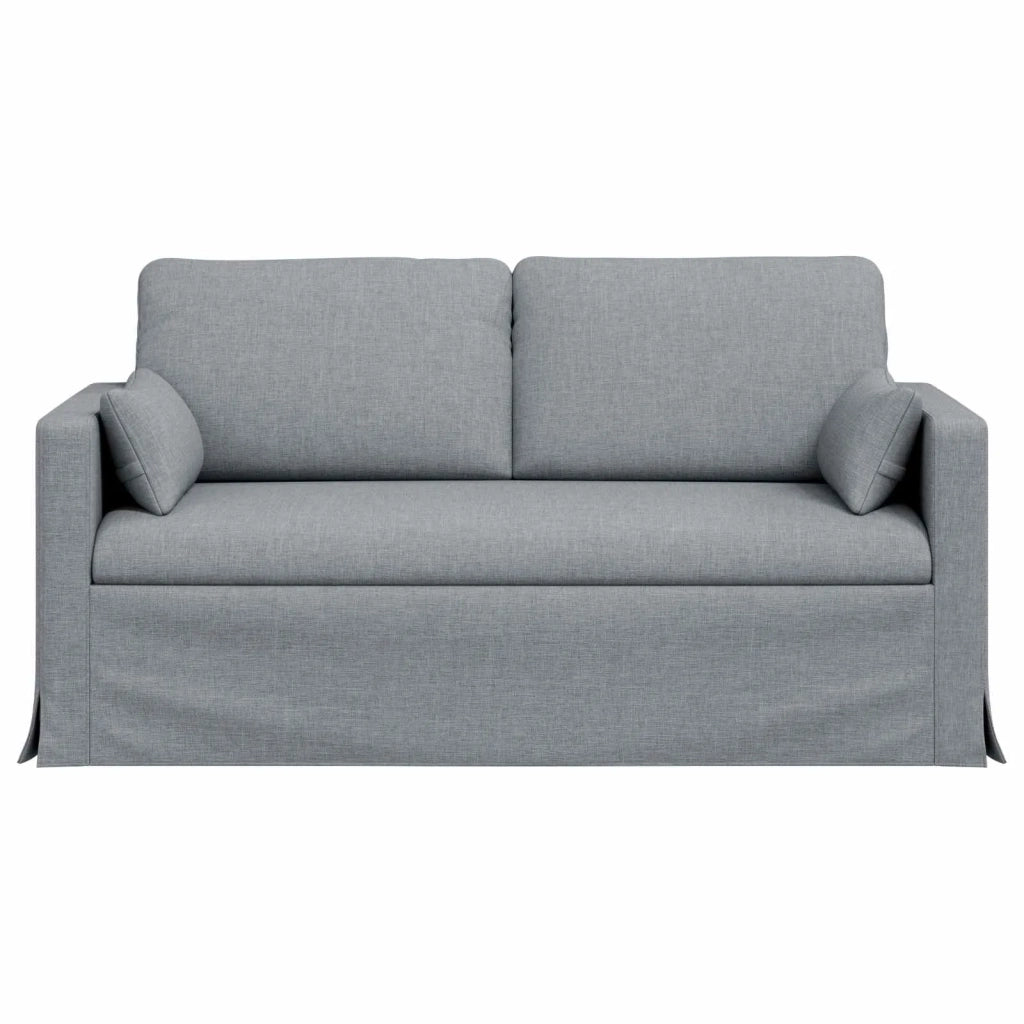 Divano Grigio chiaro 158 x 78 x 80 cm Tessuto 42024362