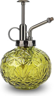 Spout per giardinaggio a spruzzo di vetro - spazzola per piante vintage - spazzola per piante - spout per giardinaggio - pompa per piante (verde)