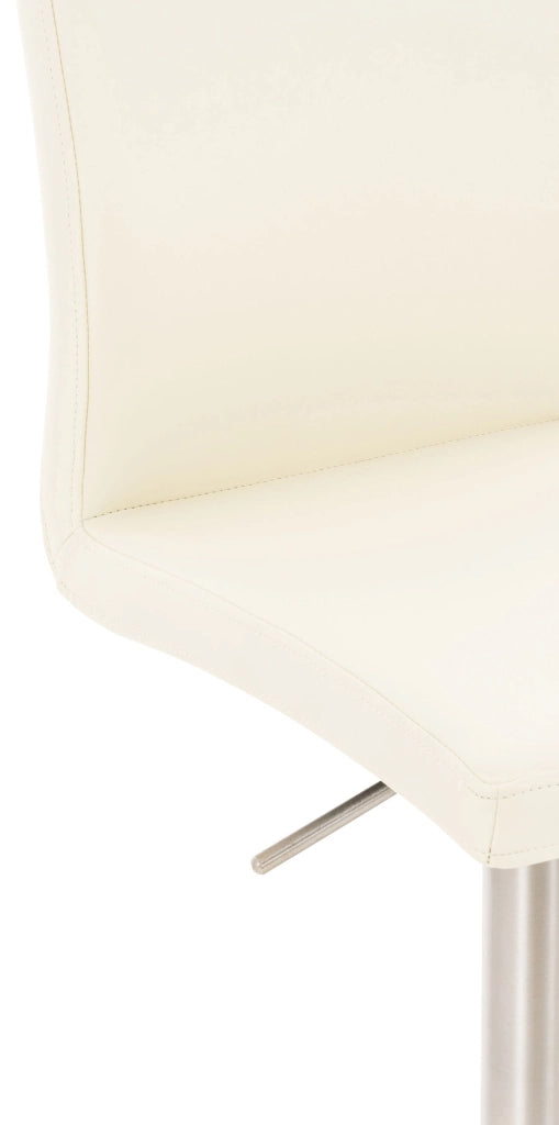 Barhocker Cadiz Kunstleder edelstahl