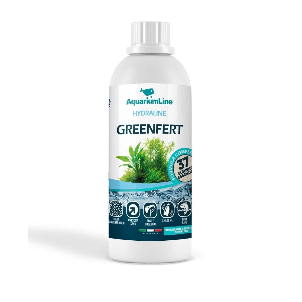 AquariumLine Green Fert 250ml - fertilizzante liquido per piante acquatiche