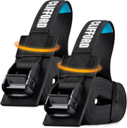 Spanbandi I 38mm I Extra Resistente I 2,0m - 5,5m I 400Kg/800Kg I Spanbandi per Auto, Motocicletta, Paddleboard, Cassetto del Tetto, Sostegno del Tetto.