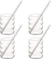 Set di bicchieri da cocktail 4 pezzi 350 ml - Bicchieri da long drink - Bicchieri da caffè - Bicchieri da ghiaccio - Bicchieri da drink - Ideali per cocktail