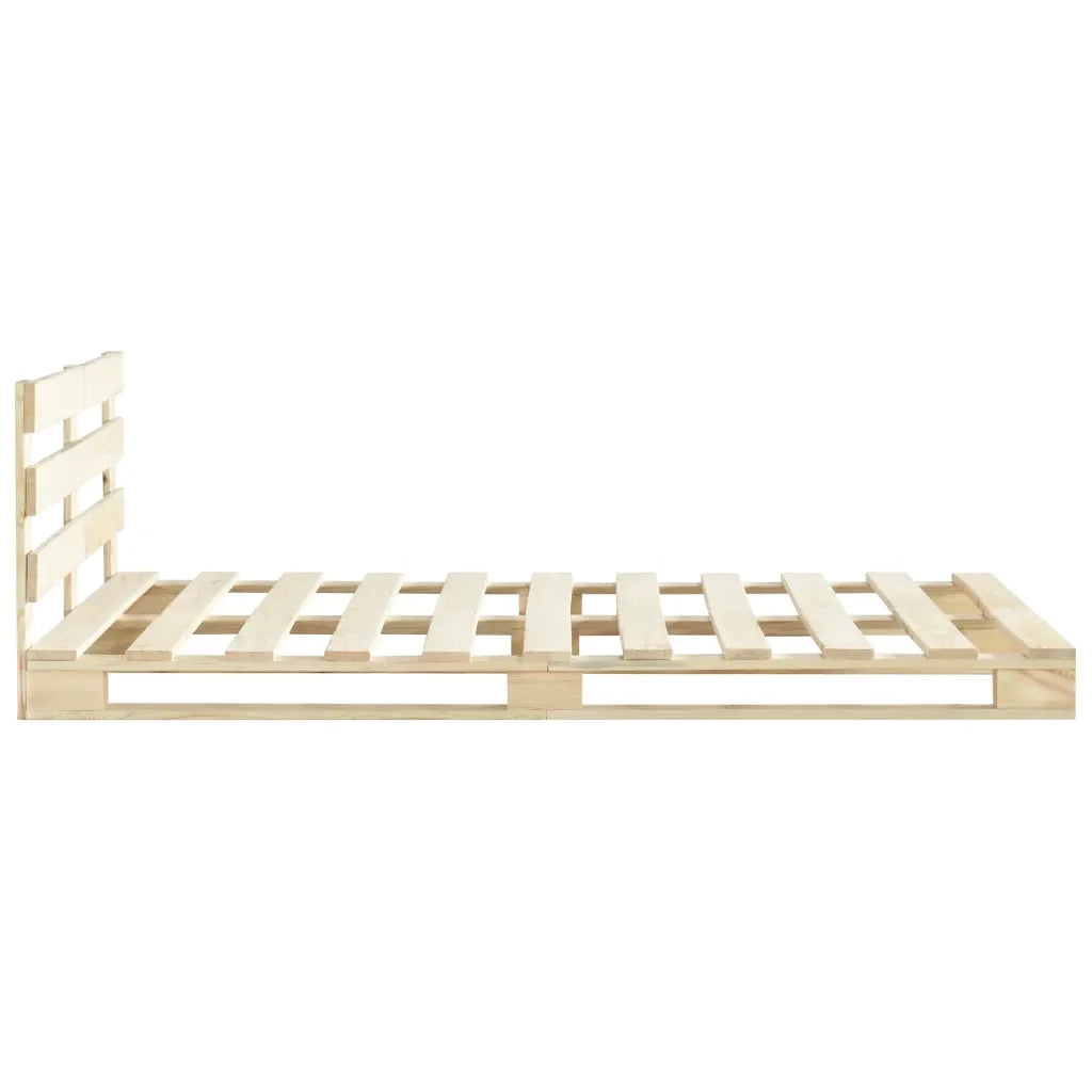 Giroletto in Pallet di Legno Massello di Pino 120x200 cm 285243