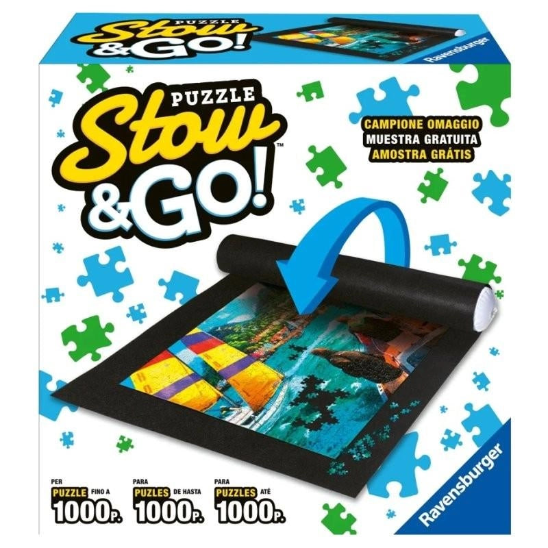 Puzzle Show & Go,Tappetino in feltro per puzzle fino a 1000 pezzi,Ravensburger