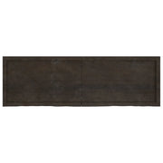 Ripiano Marrone Scuro 160x50x(2-4) cm Massello Rovere Trattato 363832