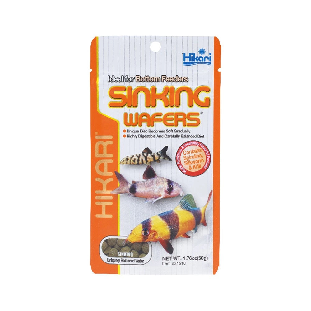 Hikari Tropical Sinking Wafers - Alimento Completo Per Pulitori da Fondo Formato: 50 gr