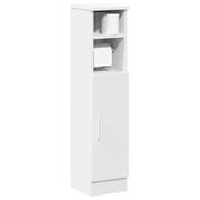 Mobile da Bagno con Portarotolo Bianco 20,5x22x90 cm 858497