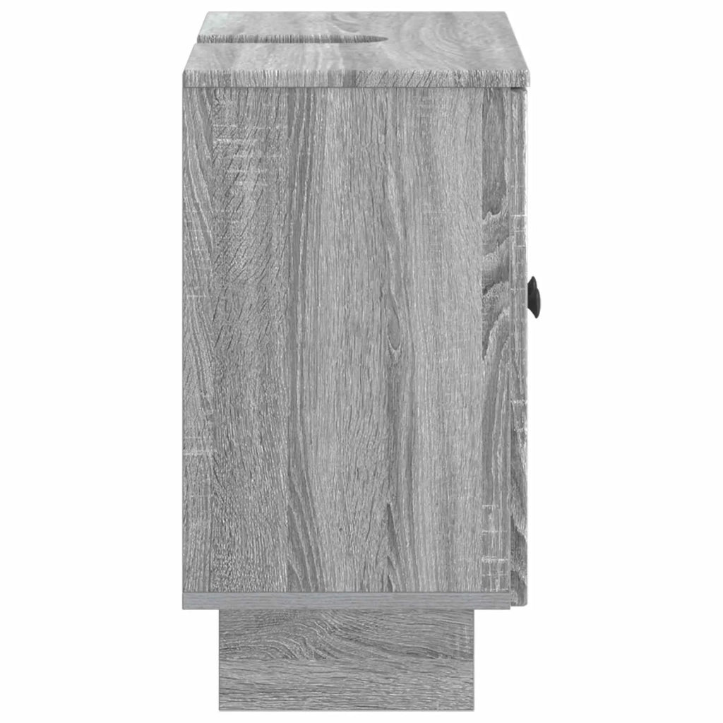 Armadio per Lavabo da Bagno EDE Sonoma grigio 895911