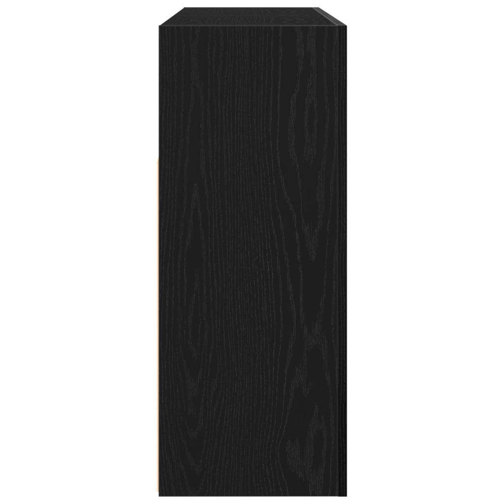 Sideboard Rovere nero Legno ingegnerizzato 116 x 30 x 75 cm