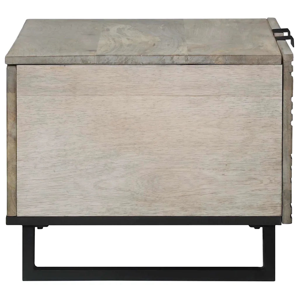 Tavolino da salotto Bianco 80 x 50 x 40 cm Legno ingegnerizzato 4017977