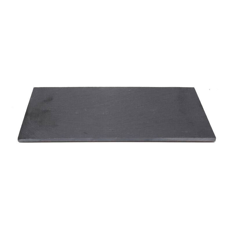 SET 6 VASSOI SOTTOPIATTI IN ARDESIA 30 X 11 CM CON PIEDINI ANTISCIVOLO
