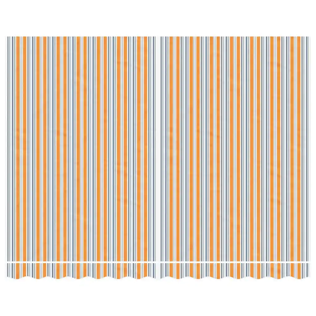 Tessuto di Ricambio per Tenda Strisce Multicolore 3,5x2,5 m