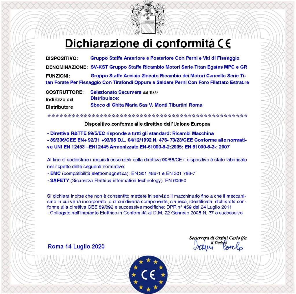 Gruppo Staffe Acciaio Zincate Perni Bulloni Viti Blocco Ricambio dei Motori Serie Titan x Cancello Elettrico GR MPC E-gates Kit Condensatore Perni Bulloni Viti Blocco Staffa Multiforo Angolo Rotazione