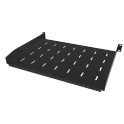 Mensola Ripiano fisso 19'' 1U Unita' 350mm nero / RS19-1U-350-B