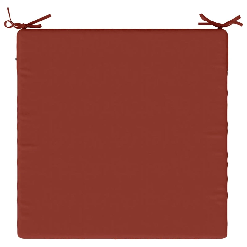Cuscini per Sedia in 4 Pezzi SOEST 4 pz 100% Poliestere Rosso 945066