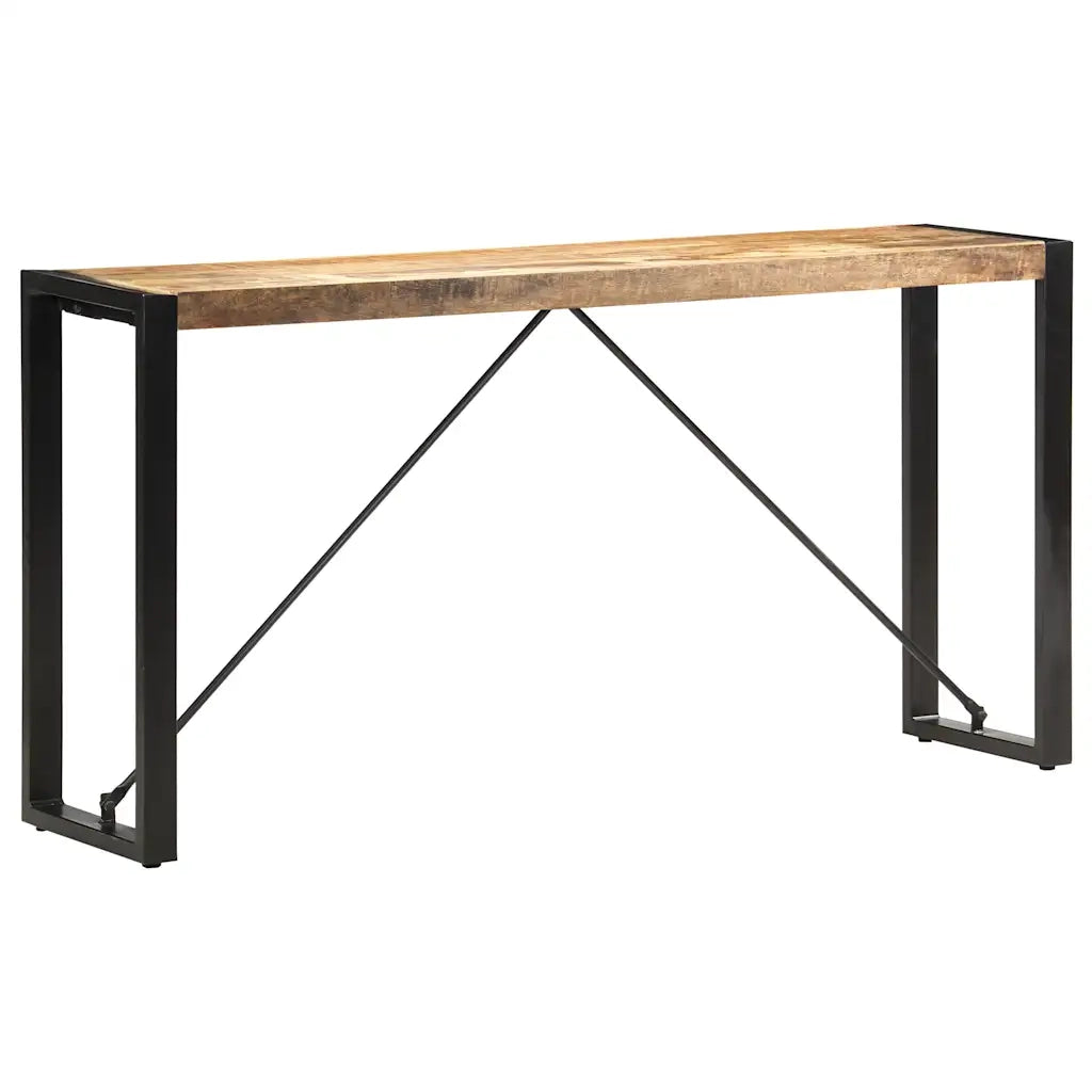 Table console 150x35x76 cm Bois de manguier massif