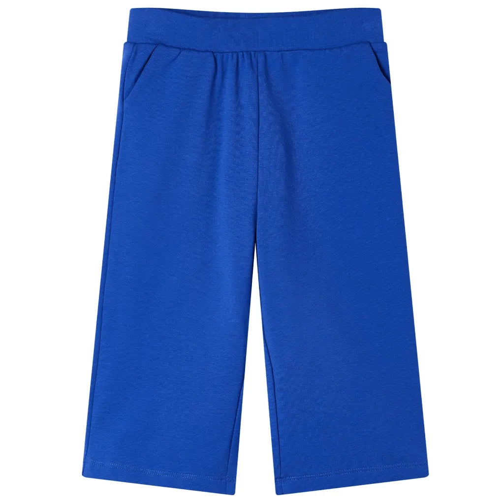 Pantaloni per Bambini a Gamba Larga Blu Cobalto 128cod mxl 85773