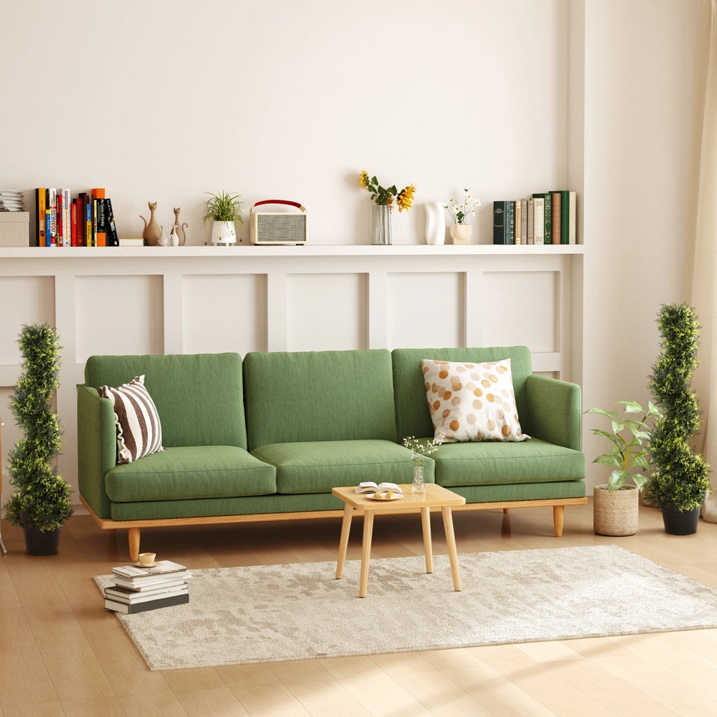 Albero di Cedro Spiralato Artificiale con Vaso ¨C zephmum ¨C Verde 90 cm