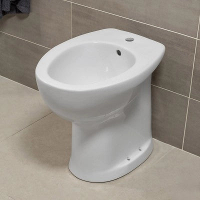 Bidet per anziani e disabili con altezza 49 cm e foro per rubinetto