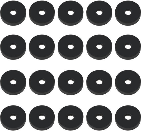 Flessibile di Scarico 20 Pezzi - Anello di Avvolgimento in Gomma - 1/2" BSP Tipo B - 12 mm Diamic Metri - 4,25 mm Diamic Interno - 2,5 mm Spessore - Anello di Avvolgimento