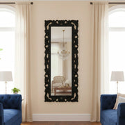 Specchiera Anna 76x180 cm. colore nero lucido