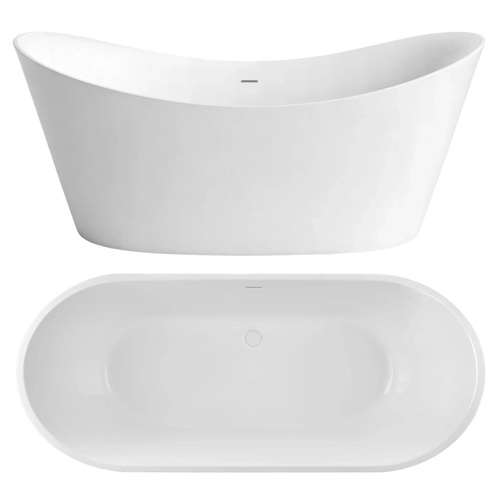 Vasca Bagno Da Terra Rea Ferrano 170 Copritappo bianco