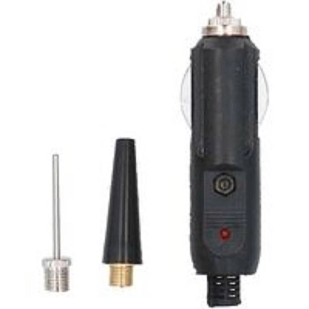 Trade Shop - Compressore Aria Auto Portatile 12v Ruote Auto Con Luce Led Beccucci Gonfiabili -