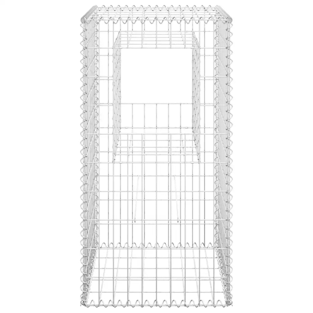 Cesti a Gabbione a Torre 2 pz 50x50x100 cm in Ferro 151269
