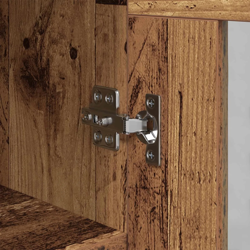 Credenza | Madia | Buffet da pranzo | Armadio da pranzo Legno vecchio 34 x 34,5 x 90 cm Legno multistrato