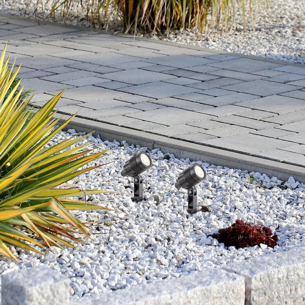 Faretto da giardino a picchetto LED 3W nero Turda Rabalux