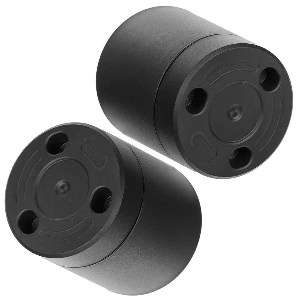 KADAX Vaso da fiori con coprivaso e sottovaso, rotondo, 14,5 cm, set da 2