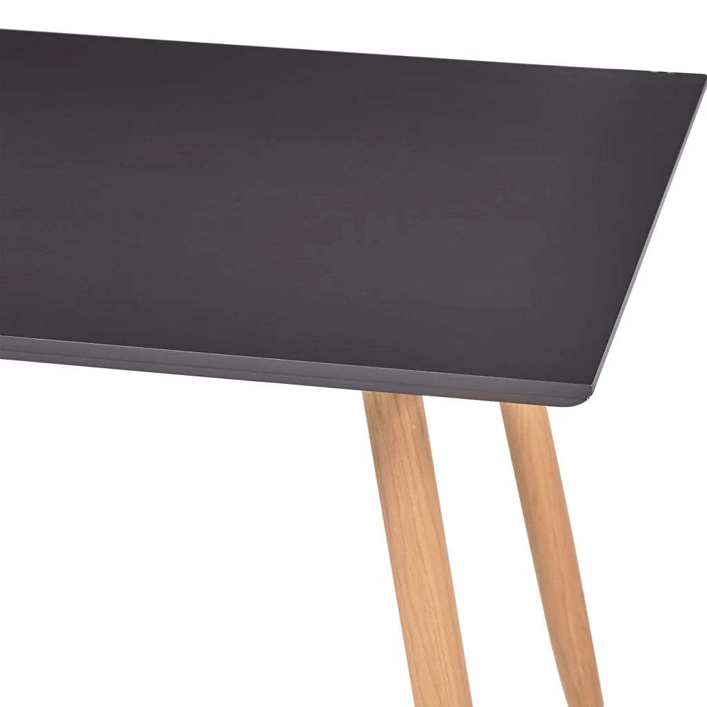 Tavolo da Pranzo Grigio e Rovere 120x60x74 cm in MDF cod mxl 16465